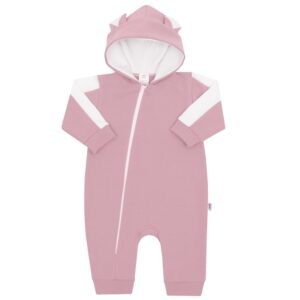 Kojenecký teplákový overal New Baby The Best růžový